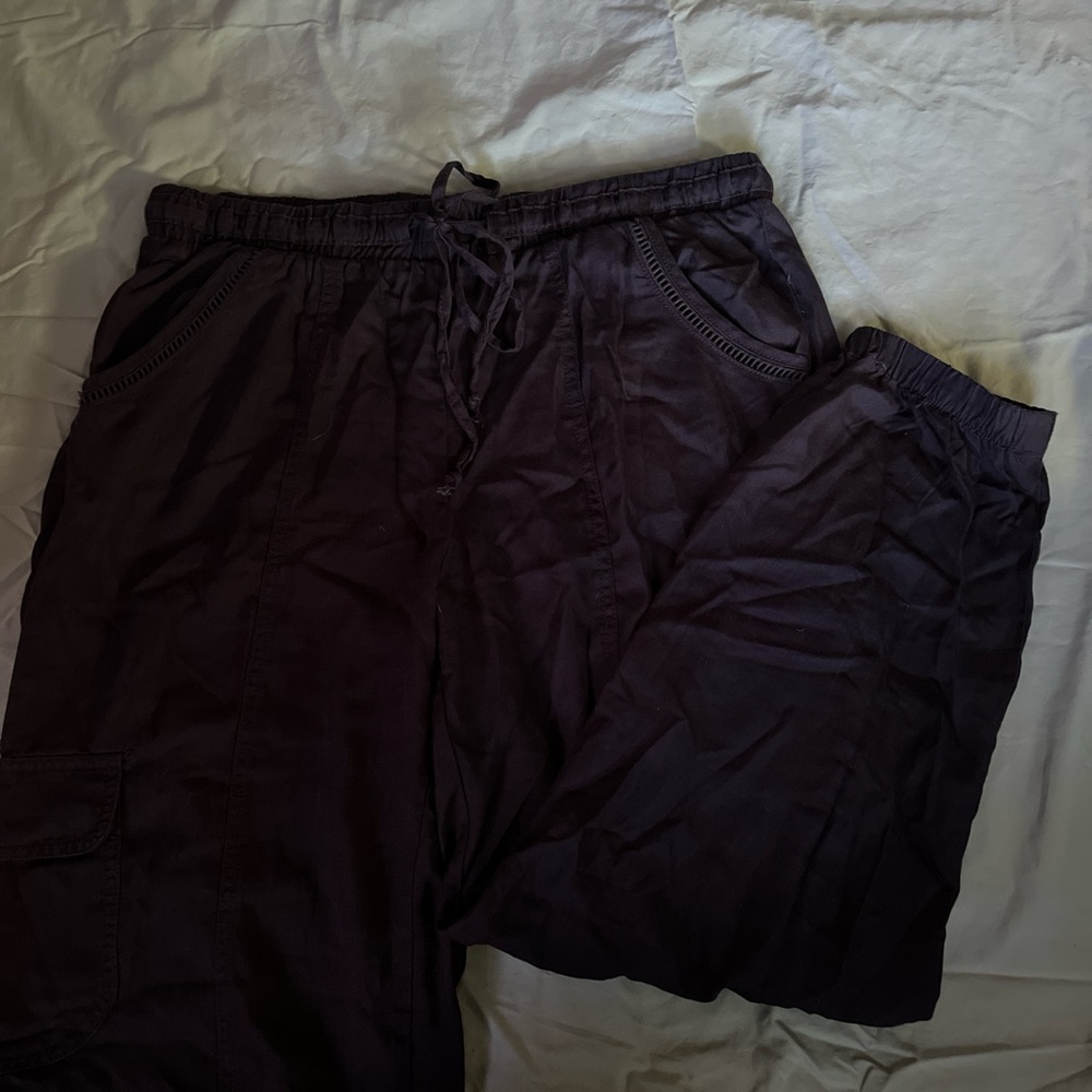 Dark/navy blue balloon pants